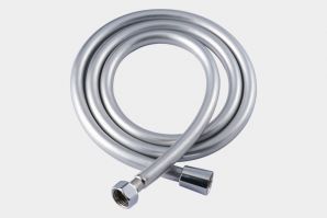 厂家直销欧盟认证1.2-2米PVC银粉管卫浴淋浴连接软管