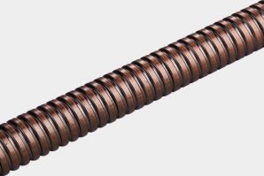 供应镀红古铜金属不锈钢淋浴软管花洒连接管